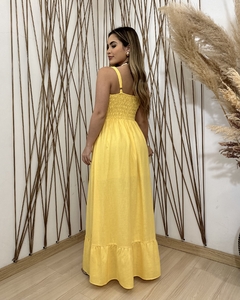 Vestido linho Bethânia- amarelo na internet