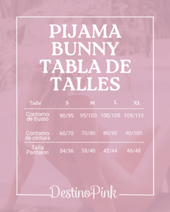 Pijama/Mono Bunny largo en internet
