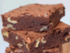 Brownie de chocolate con nueces