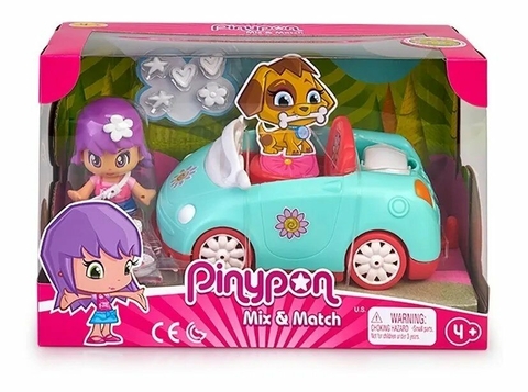 Pinypon Auto con Muñeca y accesorios Caffaro