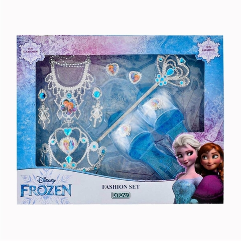 Frozen Fashion Set Coronita, Zapatitos y accesorios Ditoys