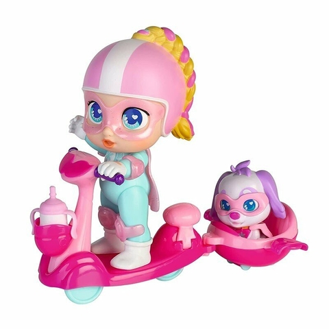 Muñeca Super Cute Regi con Scooter y Mascota NP