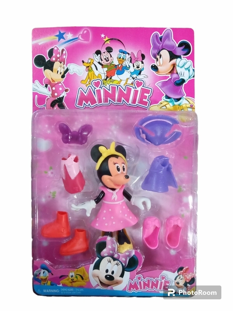 Minnie Mouse Muñeca con Vestidos y Accesorios Imposol