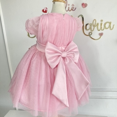 Vestido Luna rosa bebê - Belamaria