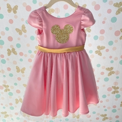 Vestido Minnie dourado Comprar em Belamaria
