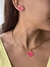 Brinco trevo rosa banhado a ouro18k - comprar online