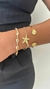 Pulseira estrela do mar banhado a ouro18k na internet