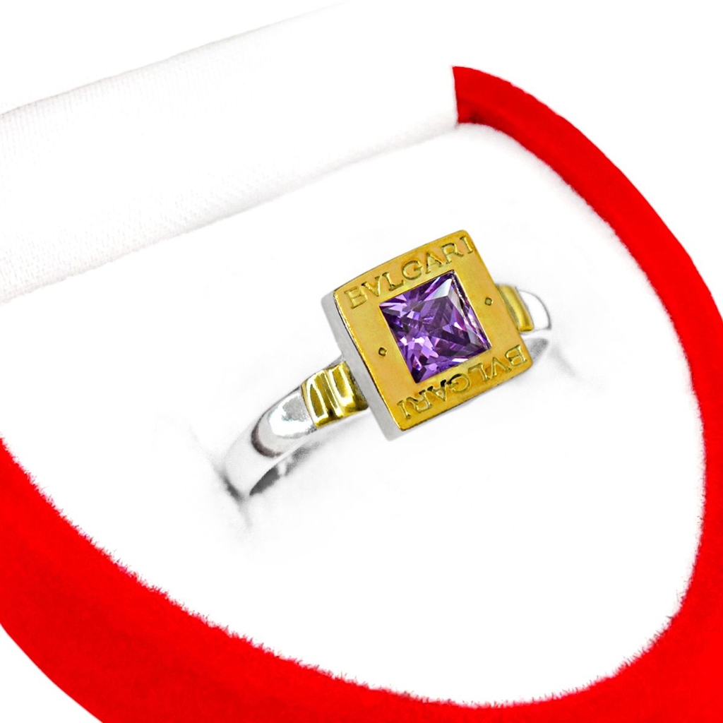 Anillo bulgari cuadrado sales