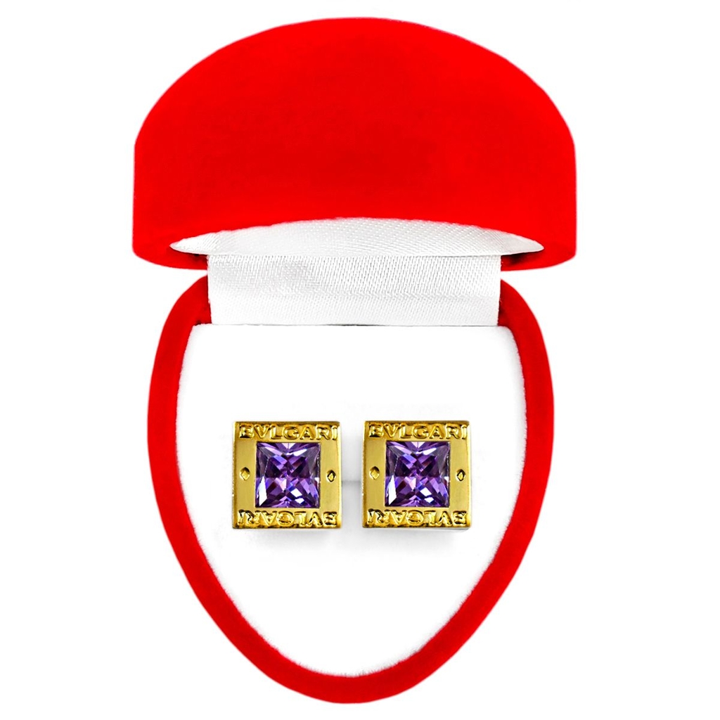 Aros bulgari cuadrados best sale
