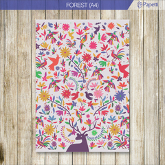 Papel Estampado - Forest - A4 en 210g x 10 u