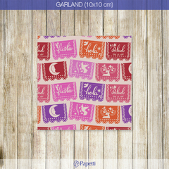 Papel Estampado - Garland - 10x10 en 90g