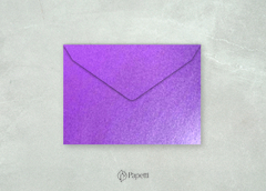 Sobre Violeta Perlado x 10 u - 10,5x14,5 cm - 120g