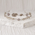 Vincha Magnolia Doble Onix- U$S 185 - SANZ Art Jewelry