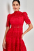 VESTIDO MIDI MELANIE VERMELHO - comprar online