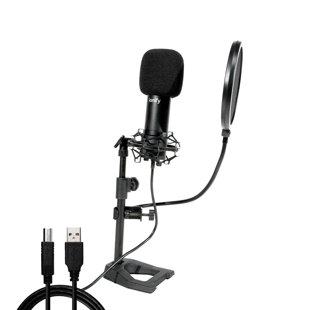 Microfono Profesional USB Ionify Um Vocal Podcast Streaming