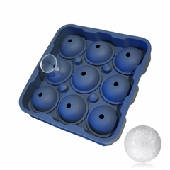 Cubetera de silicona con tapa para formar 9 esferas de 4,5cm