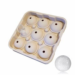 Cubetera de silicona con tapa para formar 9 esferas de 4,5cm - Ionify | Tienda oficial