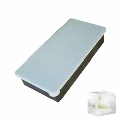 Cubetera de silicona con tapa para 8 cubos de hielo de 5cm - comprar online