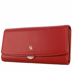 Billetera Ionify Ur Manhattan Roja Sobre De Mujer Grande