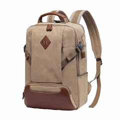 Mochila Ionify Urbana Spirit Marron Puerto Usb Impermeable