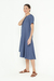 Vestido Recortes INDY BLUE - comprar online