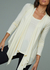 Cardigan de Pontas Modal - Creme