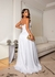 Vestido Longo de Cetim branco com fenda (Sucesso) - comprar online