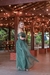 Vestido Longo de Lurex verde musgo (Bela ) - Noiva no Civil | Vestido de noiva civil e festa
