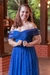 Vestido longo de tule azul royal (Bela) - comprar online