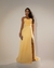 Vestido longo de cetim amarelo (Sucesso) - loja online