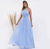 Vestido multiformes de tule azul sereniti - Noiva no Civil | Vestido de noiva civil e festa