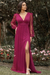 Vestido longo de tule Fucsia Rô