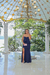 Vestido Longo azul marinho com Fenda (luxiz) - Noiva no Civil | Vestido de noiva civil e festa