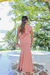 Vestido longo Rose com Fenda (luxiz) - loja online
