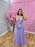 Vestido de tule lilas - lavanda moda com brilho - loja online