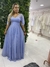 Vestido lurex azul sereniti lola - Noiva no Civil | Vestido de noiva civil e festa