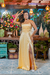 Vestido longo de cetim amarelo (Sucesso) - Noiva no Civil | Vestido de noiva civil e festa