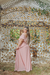 vestido ombro a ombro , longo rosa-rose plus size - comprar online