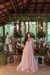 vestido longo rose de lurex (rebeca)