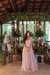Imagem do vestido longo rose de lurex (rebeca)