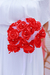 Buque para noivas de flores artificais na internet