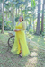 Vestido Longo de Tule Amarelo Rô na internet