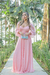 vestido de lurex Rosa manga longa (lola) - Noiva no Civil | Vestido de noiva civil e festa