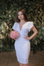 Vestido Branco para noivas no civil, cartorio noivado. (Uaune) - comprar online