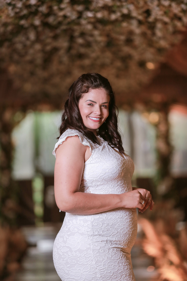 Vestido midi glamour Plus size
