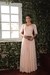 vestido longo rosa, rose lurex lola - loja online