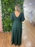 vestido fluido verde esmeralda - comprar online