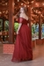 Vestido longo de Lurex marsala ( Bela) - loja online