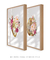 Conjunto 2 Quadros Coração Cérebro Floral Clínica Consultório - comprar online