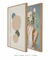 Conjunto 2 Quadros Decorativos Mulher com Flores + Abstrato na internet